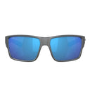 Costa Del Mar Reefton Pro Sunglasses - Matte Grey Frame - Blue Mirror 580G Lens