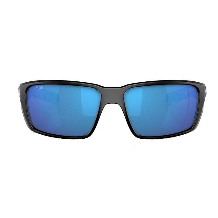 Costa Del Mar Tuna Alley Pro Sunglasses - Matte Black Frame - Blue Mirror Mirror 580G Lens