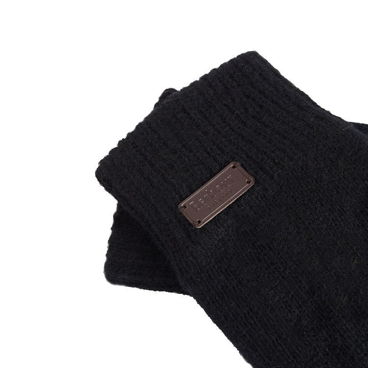 Barbour Carlton Knitted Gloves - Black