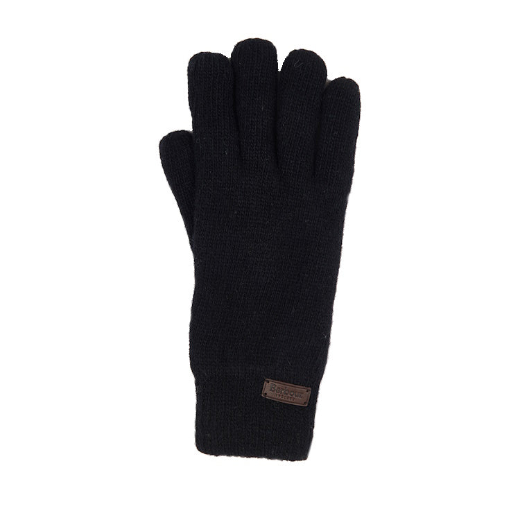 Barbour Carlton Knitted Gloves - Black