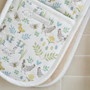 Sophie Allport Double Oven Glove - Spring Chicken