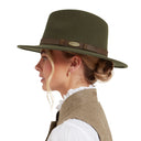 Schoffel Ladies Willow Fedora II Hat - Forest