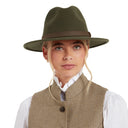 Schoffel Ladies Willow Fedora II Hat - Forest