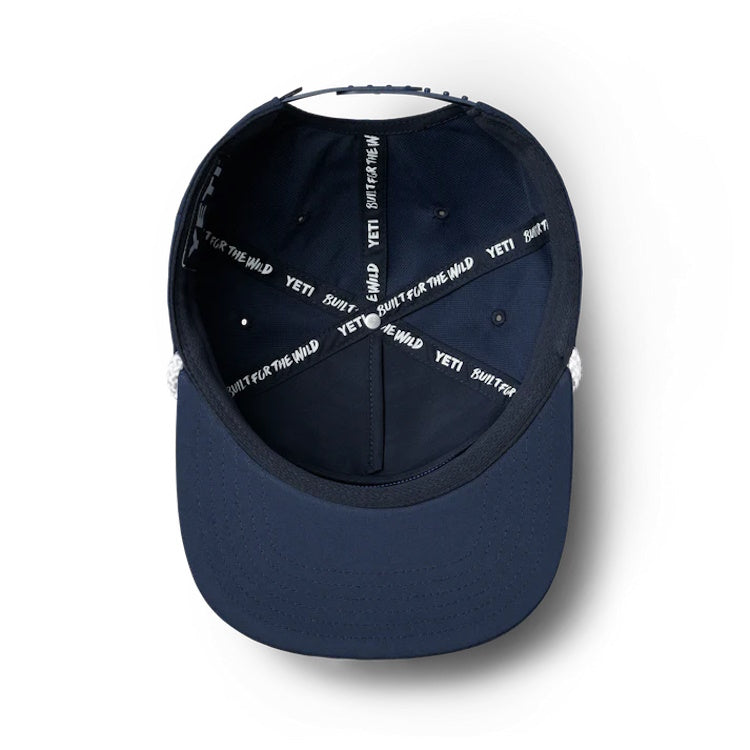 Yeti Flat Brim Rope Hat - Navy