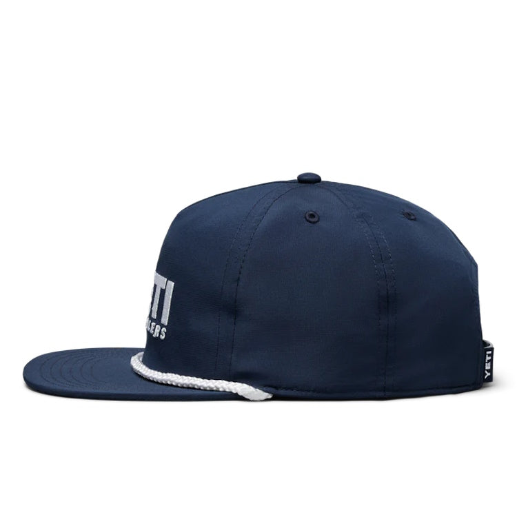 Yeti Flat Brim Rope Hat - Navy