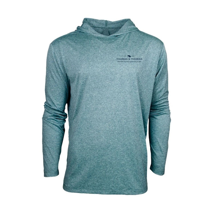 Thomas & Thomas Sun Hoody - Harbor Heather