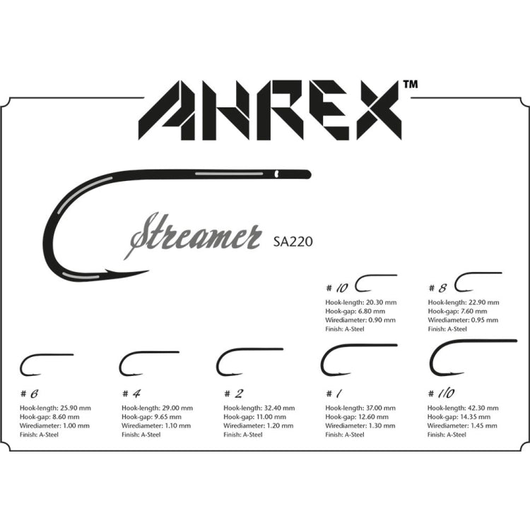 Ahrex SA220 Streamer Hooks