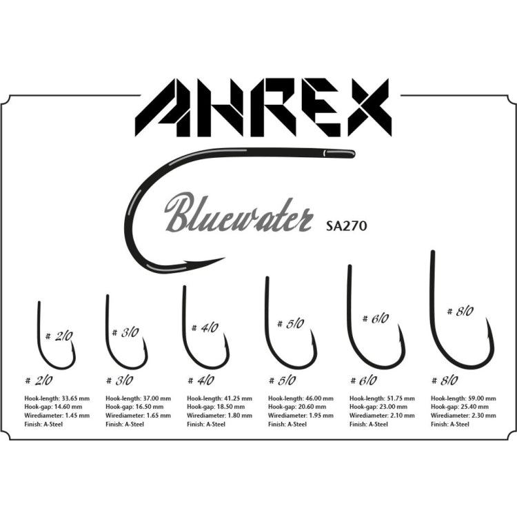 Ahrex SA270 Bluewater Hooks