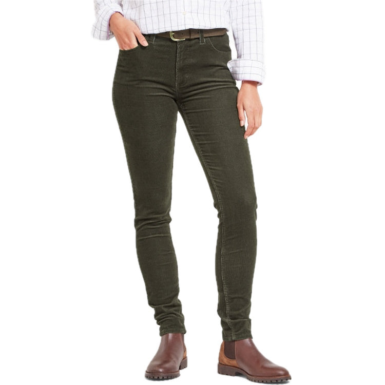 Schoffel Ladies Clover Cord Jeans Forest John Norris