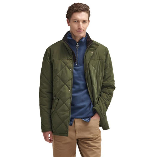 Barbour Elter Quilted Jacket - Olive