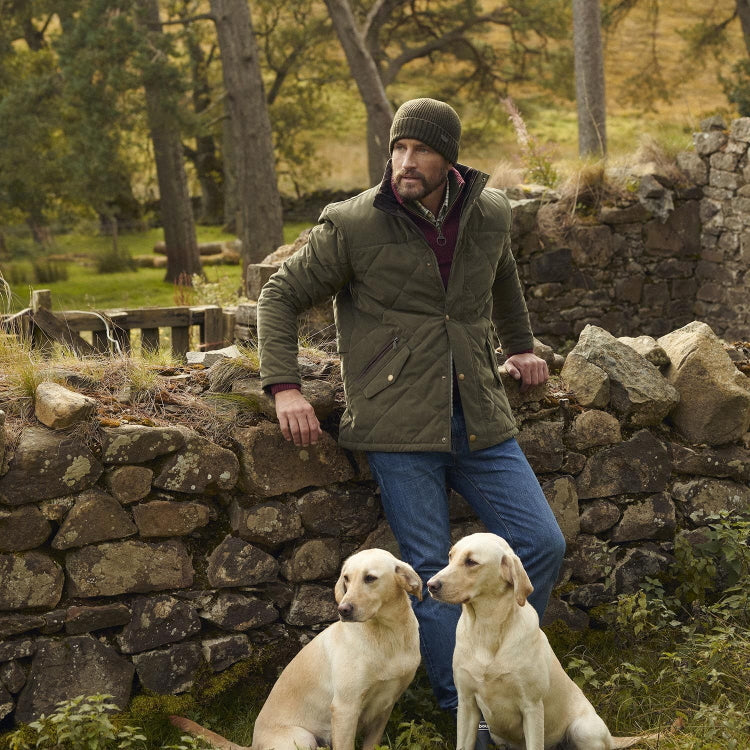 Barbour Elter Quilted Jacket - Olive