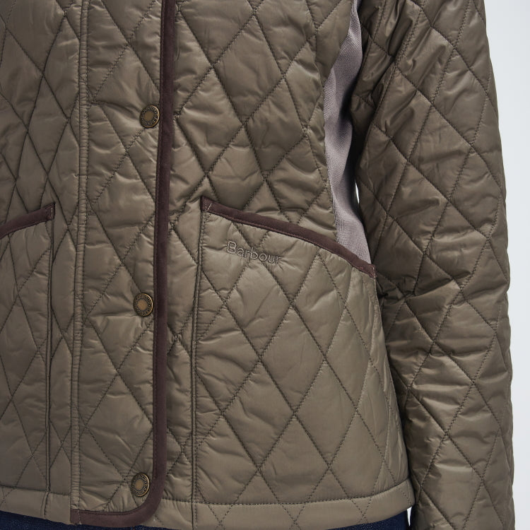 Barbour Ladies Highfield Quilt Jacket - Winter Moss/Classic