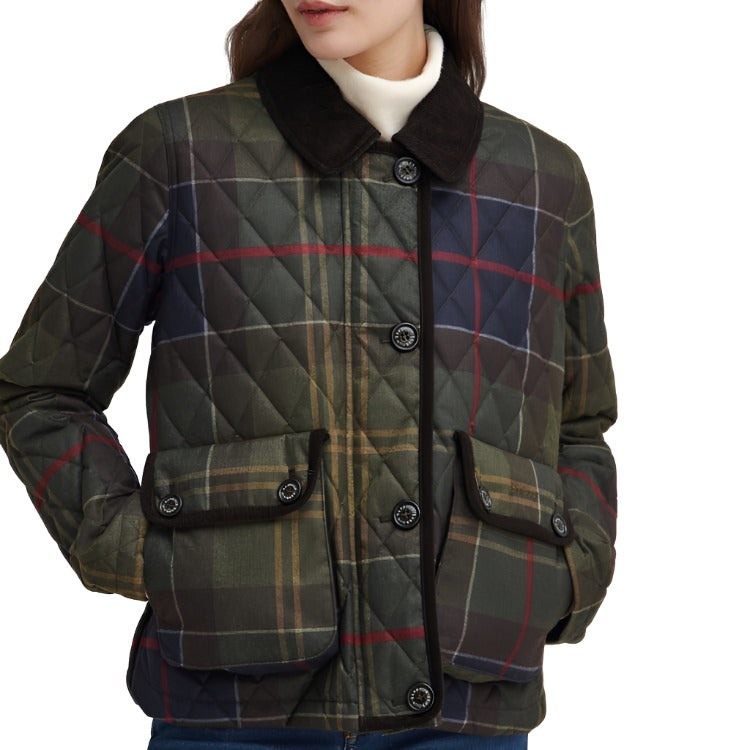 Barbour Ladies Loudon Quilt Jacket - Classic Tartan