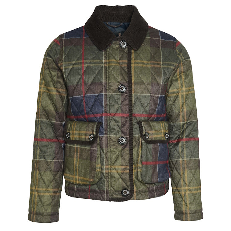 Barbour Ladies Loudon Quilt Jacket - Classic Tartan