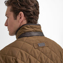 Barbour Lydford Tattersall Quilted Jacket - Dark Sand