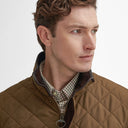 Barbour Lydford Tattersall Quilted Jacket - Dark Sand