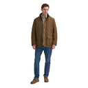 Barbour Lydford Tattersall Quilted Jacket - Dark Sand