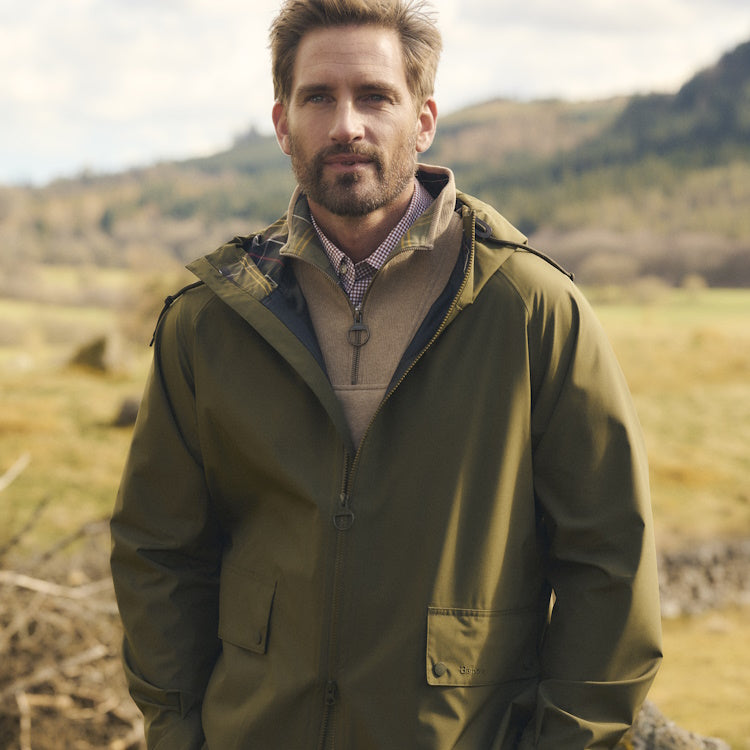 Barbour Trover Waterproof Jacket - Fern