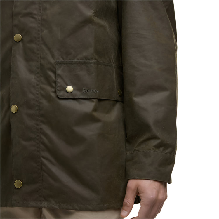 Barbour Lowick Wax Jacket - Beech