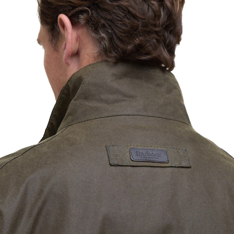 Barbour Sander Wax Jacket - Beech