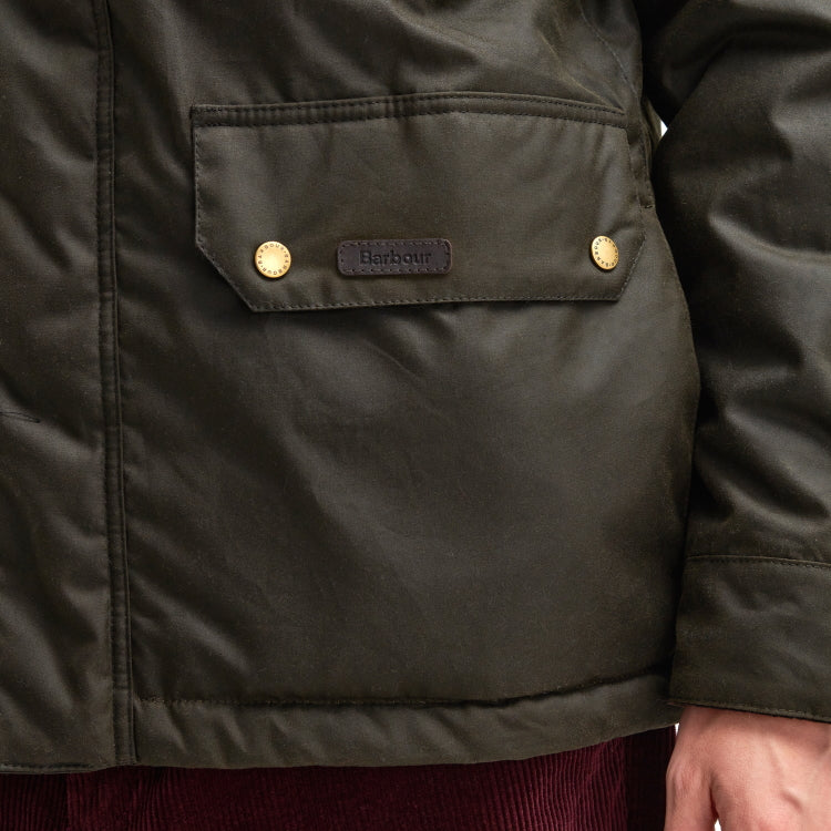 Barbour Sleddale Wax Jacket - Olive