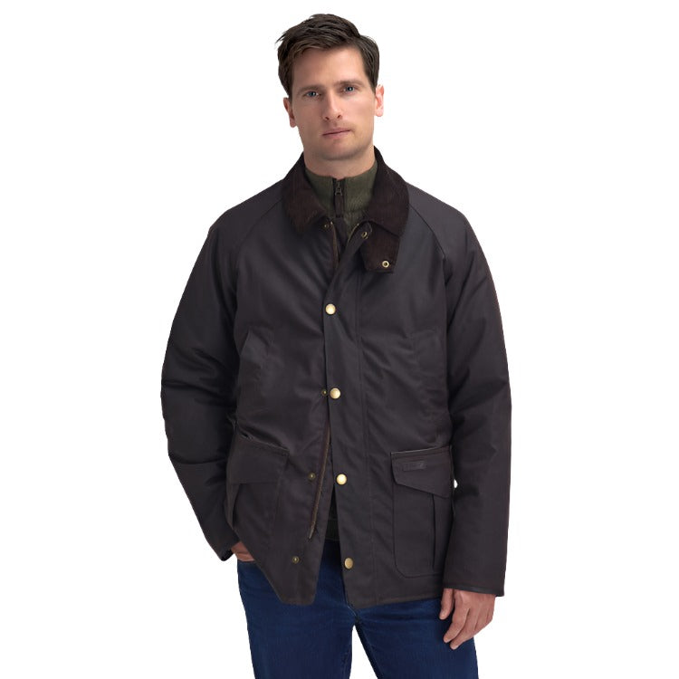 Barbour Stratford Tattersall Wax Jacket - Rustic