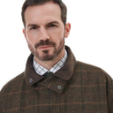 Barbour Wool Beaconsfield Jacket - Burnhill Brown Check