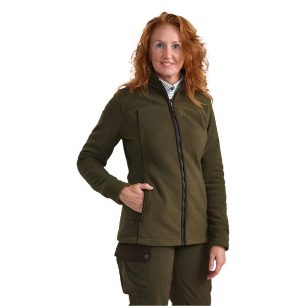 Deerhunter Ladies Eagle Fleece Jacket - Tarmac Green