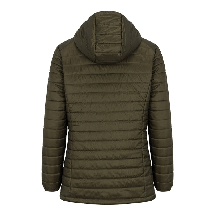 Hoggs of Fife Ladies Kingston Rip-Stop Hooded Jacket - Olive Merlot