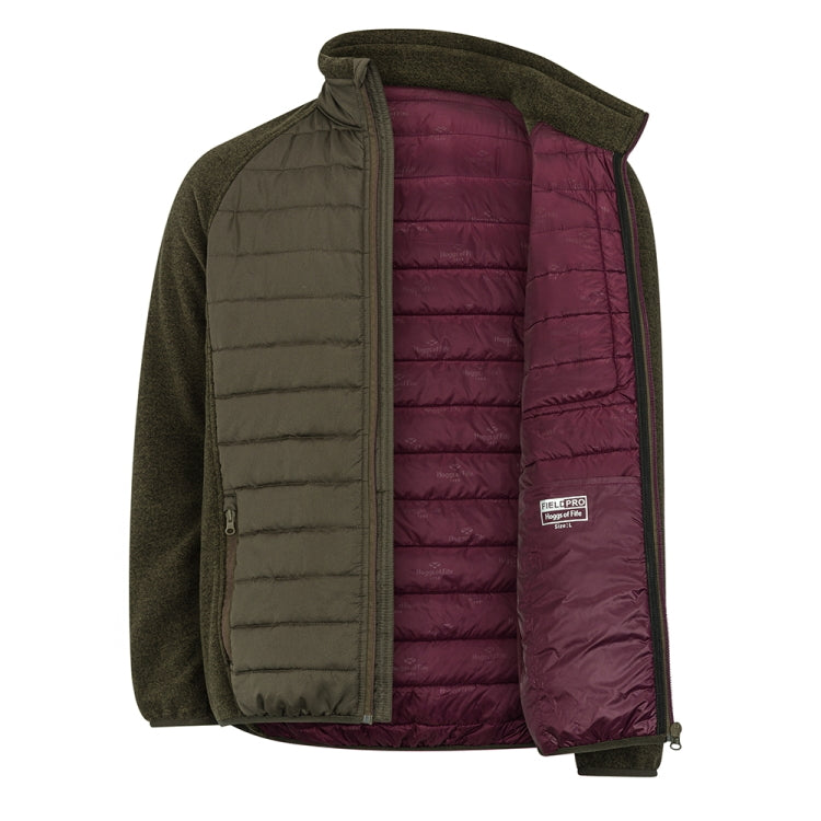 Hoggs of Fife Melville Hybrid Jacket - Dark Forest Marl