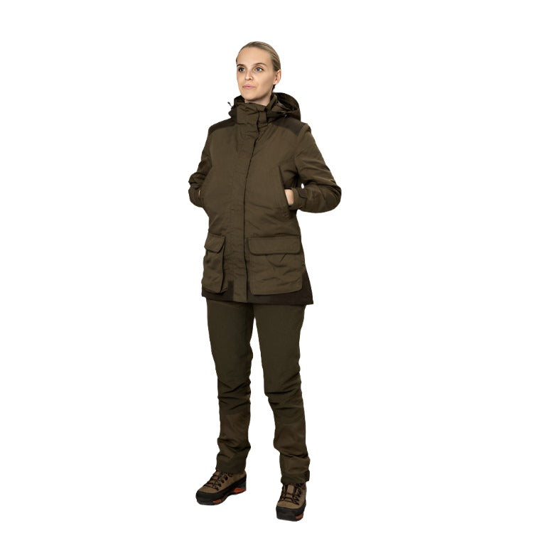 Seeland Ladies Key-Point Kora Jacket - Pine Green/Grizzly Brown