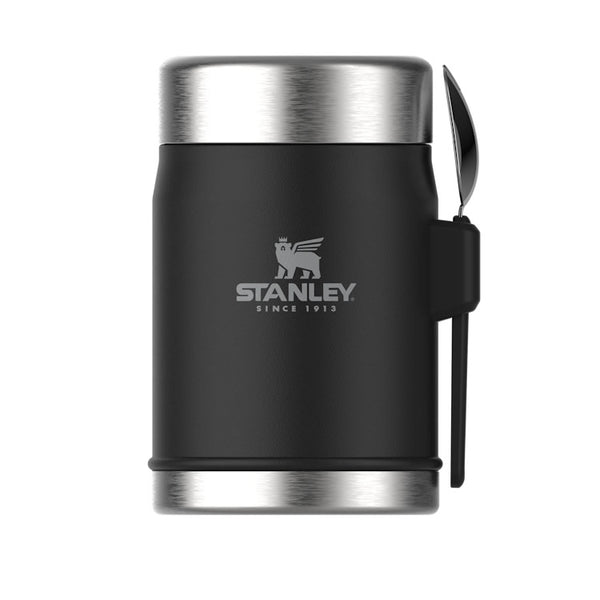 Stanley Legendary Food Jar and Spork - 0.4L - Matte Black Pebble