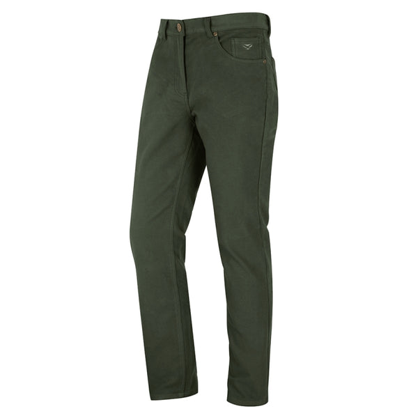 Hoggs of Fife Monarch II Moleskin Jeans - Dark Olive