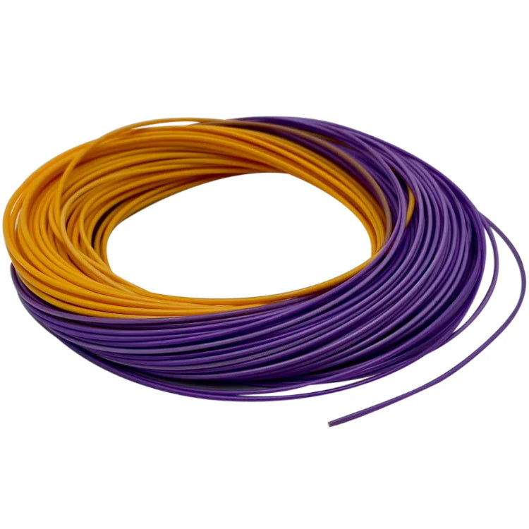 John Norris Ni1 High Performance Floating Fly Lines - Purple/Orange