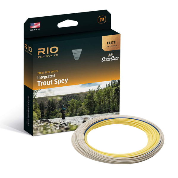 Rio Gold Elite Floating Fly Line - Moss/Gold/Gray