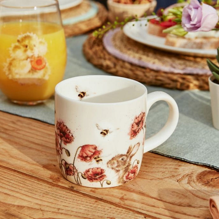 Royal Worcester Wrendale Fine Bone China Mug - Let It Bee