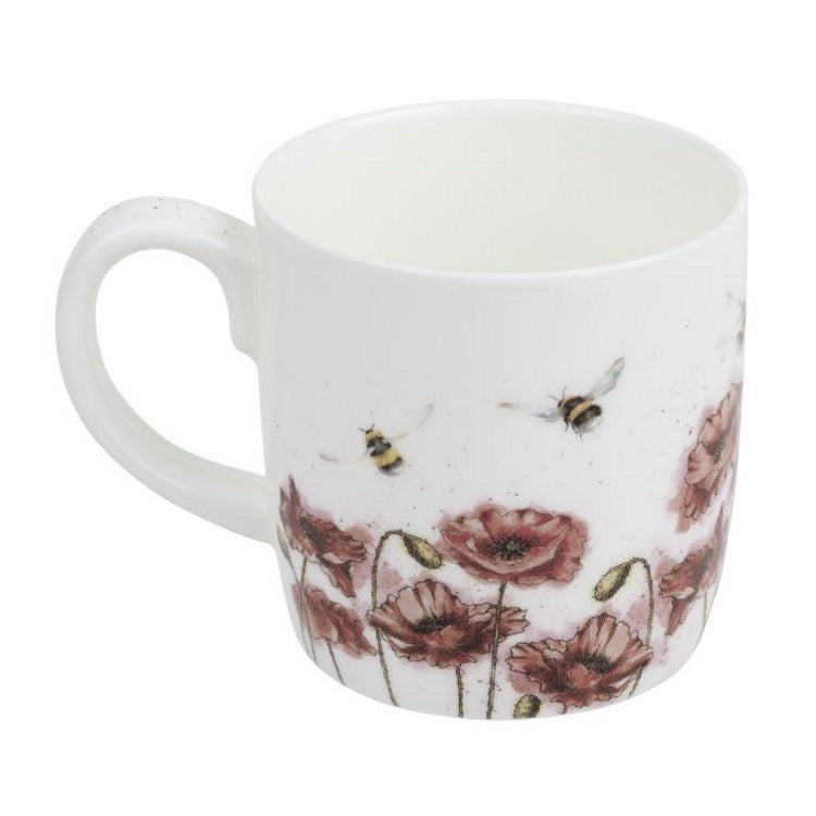 Royal Worcester Wrendale Fine Bone China Mug - Let It Bee