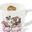 Royal Worcester Wrendale Fine Bone China Mug - Movie Night