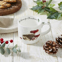 Royal Worcester Wrendale Fine Bone China Christmas Mug - Home For Christmas Hedgehog