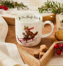 Royal Worcester Wrendale Fine Bone China Christmas Mug - The Sleigh Ride Fox