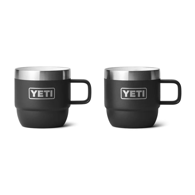 Yeti 6oz Espresso Mugs 2 Pack - Black