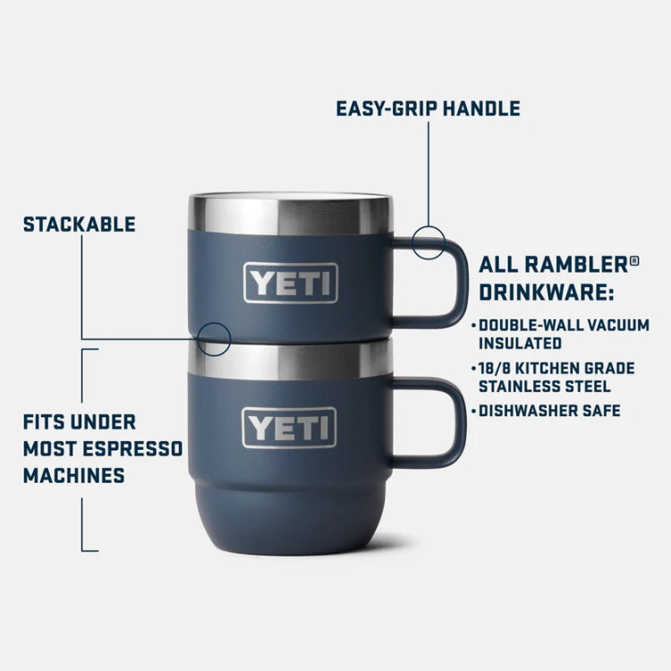 Yeti 6oz Espresso Mugs 2 Pack