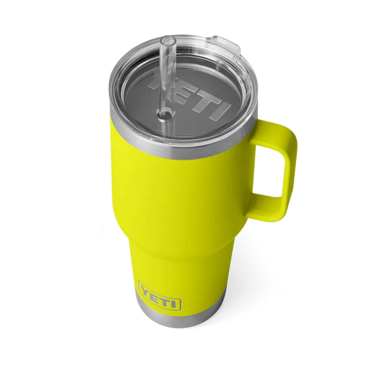 Yeti Rambler 35oz Straw Mug - Firefly Yellow