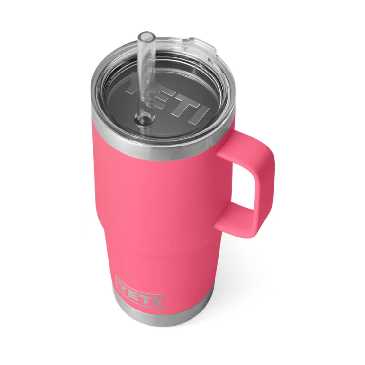 Yeti Rambler 25oz Straw Mug - Tropical Pink