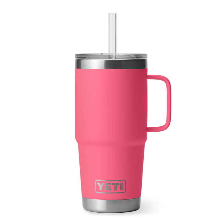 Yeti Rambler 25oz Straw Mug - Tropical Pink