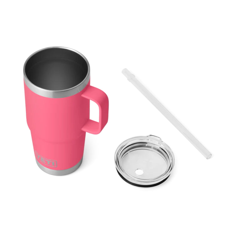 Yeti Rambler 25oz Straw Mug - Tropical Pink