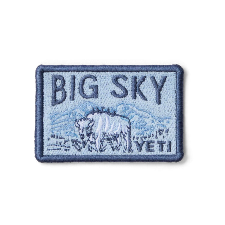 Yeti Big Sky Mountain Patch - Blue