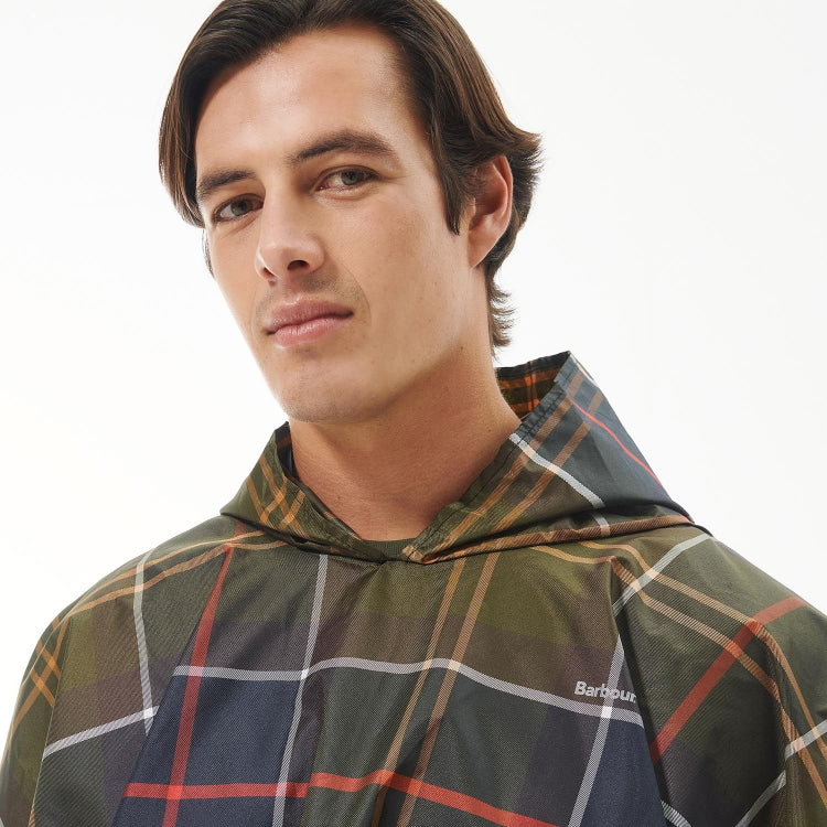 Barbour Tartan Showerproof Poncho - Classic Tartan