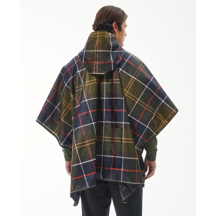 Barbour Tartan Showerproof Poncho - Classic Tartan