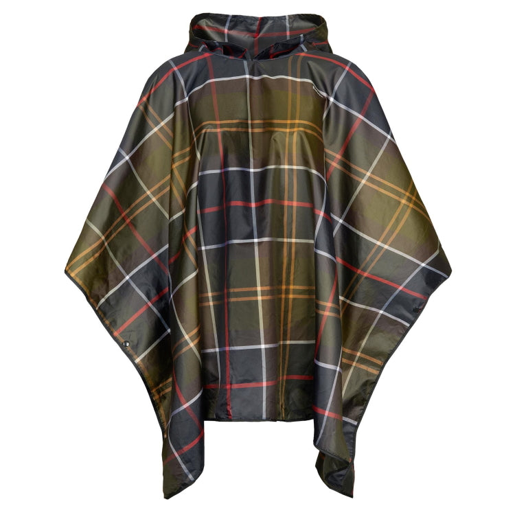 Barbour Tartan Showerproof Poncho - Classic Tartan